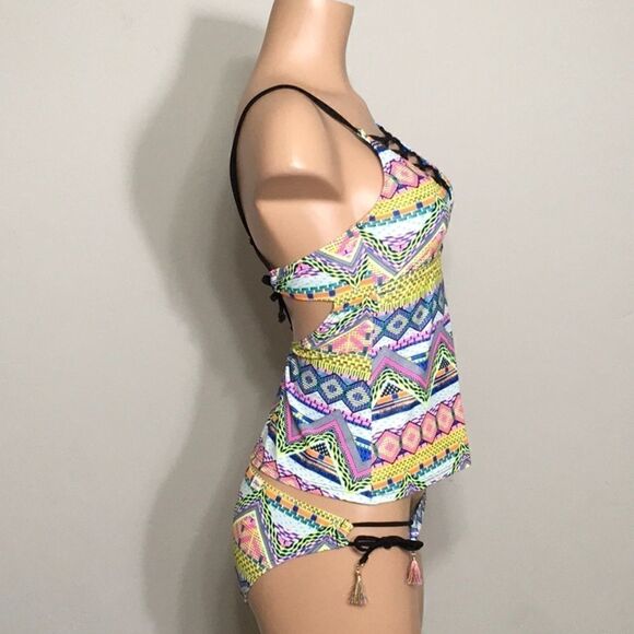 Hobie multi color tankini bikini. NWT - Picture 2 of 8